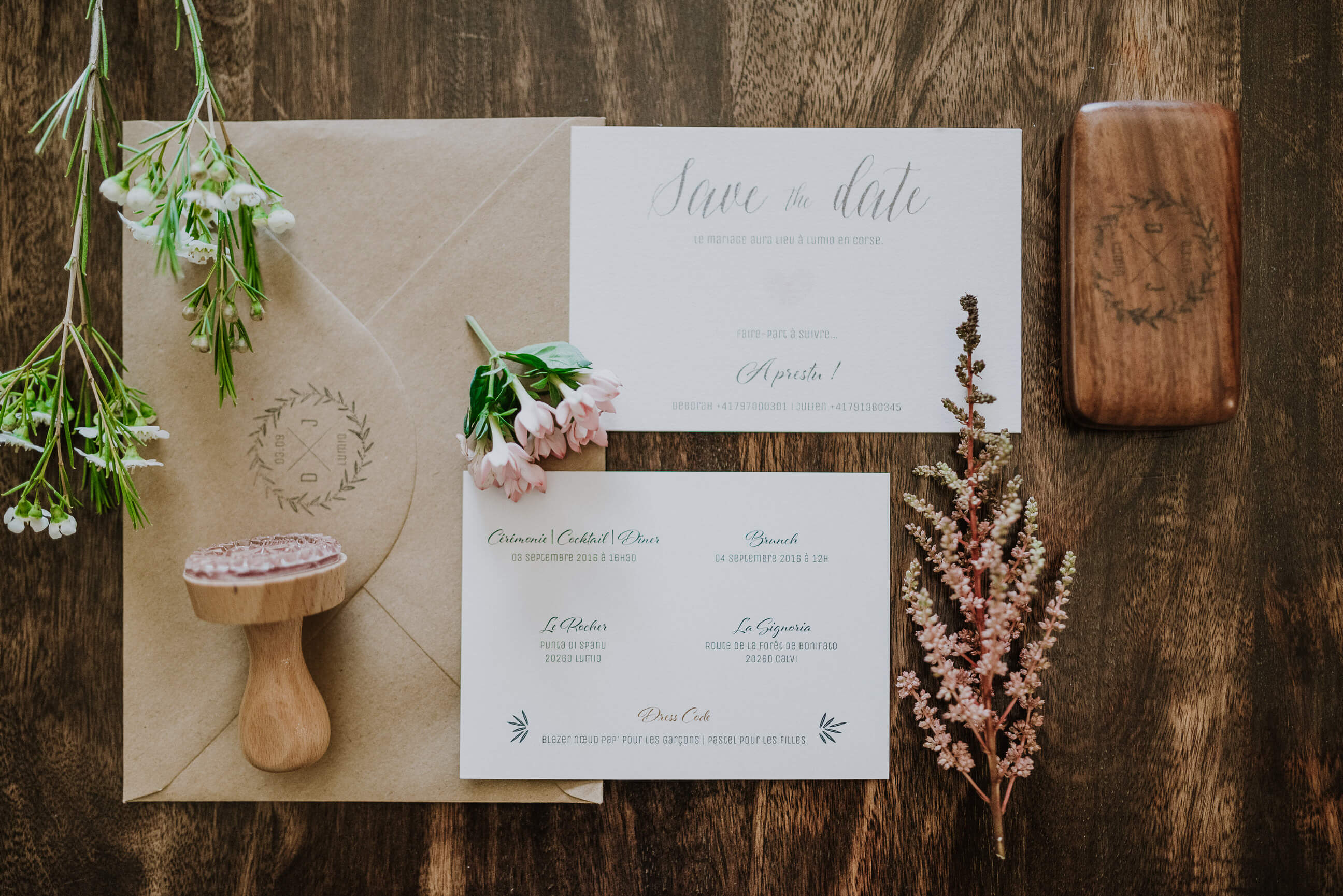 Faire-part mariage By Mademoiselle C