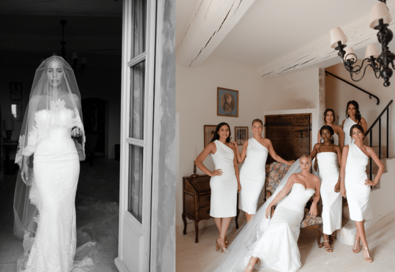In a romantic, elegant setting, this image shows a bride in a luxury gown, ready for her big day. As a wedding planner in Provence, French Riviera and Corsica, By Mademoiselle C creates tailor-made celebrations in exceptional locations. This unique ceremony promises a memorable event, surrounded by beauty and sophistication, perfect for a dream wedding.