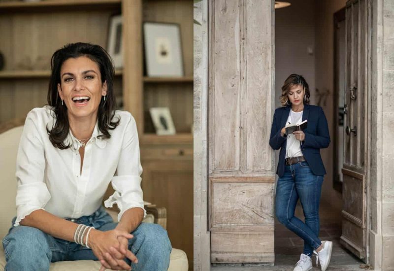 Une experte souriante de 'By Mademoiselle C', spécialisée dans l'organisation de mariages de luxe en Provence, Côte d'Azur et Corse. Dans un cadre élégant et romantique, elle incarne la créativité nécessaire pour concevoir des célébrations sur mesure. Chaque détail est pensé pour créer un événement unique, que ce soit dans un domaine privé ou un hôtel prestigieux. Des cérémonies grandioses aux mariages intimistes, son expertise garantit une atmosphère sophistiquée.